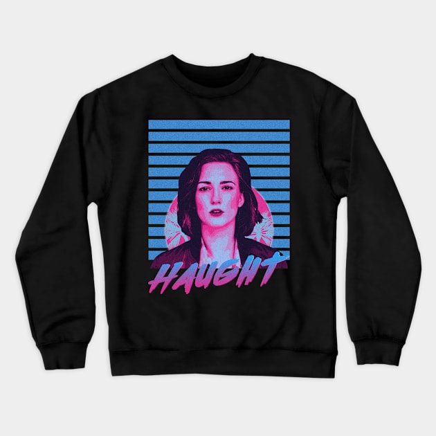 Retro 80s Nicole Haught - Wynonna Earp Crewneck Sweatshirt by VikingElf